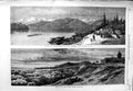 Original Old Antique Print 1868 Newicargut Yourkon River Alaska Russian America