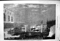 Old Antique Print 1866 Venice Fireworks Illuminations Piazzetta Fine Art 19th