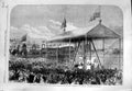 Original Old Antique Print 1868 Prince Wales Buildings Glasgow University 19th
