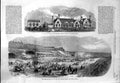 Old Antique Print 1864 Ramsgate Station East Kent London Margate Chatham 19th