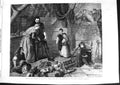 Old Antique Print 1866 War Fine Art Scene Palissy Potter Children House 19th