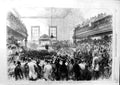 Old Antique Print 1868 General Election Nomination Mr. Disraeli Aylesbury 19th