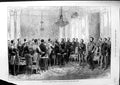Antique Old Print *3143 1875 Investiture Marshal Macmahon Spanish Gen Fleece