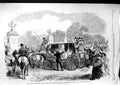 Original Old Antique Print 1858 Royal Wedding Prince Buckingham Palace Windsor
