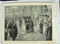Old Antique Print 1893 Royal Wedding Berlin Ceremony Chapel Royal Palace 19th