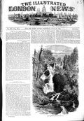 Original Old Antique Print 1849 Torc Cascade Killarney River Waterfall Ireland