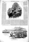 Old Antique Print 1849 Prince Albert Phoenix Park Dublin Royal Artillery 19th