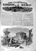 Original Old Antique Print 1849 Street Scene Rome Men Fighting Italy Murder