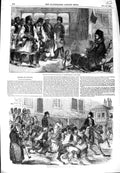 Old Antique Print 1849 Mountaineers Montenegrins Oacha Bey Pristina Pacha 19th
