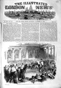 Original Old Antique Print 1849 Installation Judges Palais Justice Paris France