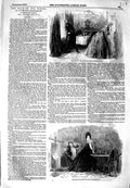 Original Old Antique Print 1849 Family Home Romance Illustration Story 19th