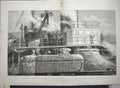 Original Old Antique Print 1894 Reveille Battle Ship War Siers Fore Bridge 19th