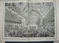 Original Old Antique Print 1892 Funeral Duke Clarence Avondale Windsor Chapel