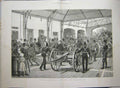 Old Antique Print 1886 Artillery Company London Easter Volunteer Review 19th