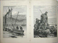 Old Antique Print 1883 Fishing Herring Loch Fyne Prawn Hastings Industry 19th