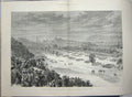 Old Antique Print 1881 Royal Review Scottish Volunteers Edinburgh Anthony 19th