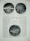 Original Old Vintage Print 1934 France Photograph Astronomy Observatory Rayons