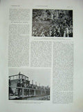 Original Old Vintage Print 1934 German Siers War Salzbach Sarrebruck Sarrois