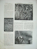 Old Vintage Print 1934 France Fine Art Crucifixion Scene Passion Forain 20th