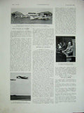 Original Old Vintage Print 1934 Lourdes France Combattants Aeroplane Litvin1