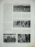 Old Vintage Print 1934 President Doumergue Flandin Perron Hoggar French 20th