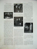 Old Vintage Print 1934 Dans Le Parc Presidence Conseil Musselini Theunis 20th