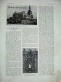 Old Vintage Print 1934 Elisabeth Lorraine Tomb Jean Maurice Sarrebruck 20th