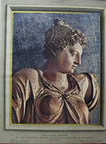 Original Old Vintage Print 1934 Colour Tete Dune Cariatide German Pilon 20th
