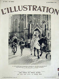 Old Vintage Print 1934 France Street Procession Fete Saint-Brieuc Horse 20th