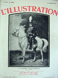 Original Old Vintage Print 1934 Portrait Alexandre Yougoslavie Sier Horse War