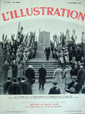 Old Vintage Print 1934 Photograph France War Memorial Saint-Georges Paris 20th