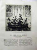 Old Vintage Print 1934 French Story Le Rire De La Naiade Bibesco Drian 20th