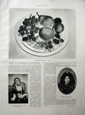 Antique Old Print 1934 Pierre Adam France Sand Valmore Birds Seals Chaise 20th