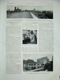 Original Old Vintage Print 1934 French Professor Laboratory Hospital Medicine
