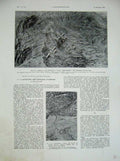 Old Vintage Print 1934 France War Aeoplanes Map Europe Siers Transport 20th