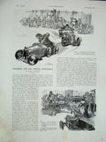Original Old Vintage Print 1934 French Transport Cars Manufacturing Machinery