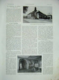 Original Old Vintage Print 1934 French Laboratory Hospital Microscope Medicine
