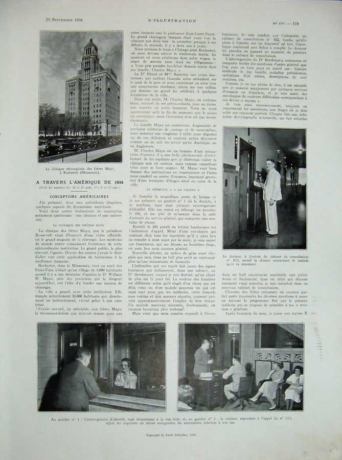 Old Vintage Print 1934 French Newspaper Doctor Medicine Sport Athletes 20th