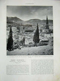 Original Old Vintage Print 1934 France Saint Affrique Vieille Grand Pinet Dam