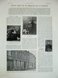 Original Old Vintage Print 1934 France Poincare Maison Natale Trente-Cinq War