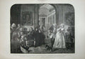 Old Antique Print Doctor Johnson Lord Chesterfield'S Ante-Room 1893 Art 19th