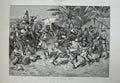 Old Antique Print Soudanese Marriage Dance 1887 Natives Camel Fripp Art 19th