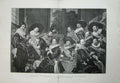 Old Antique Print 1894 Banquet Officers Arquebusiers St Andrew Haarlem 19th