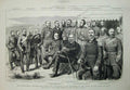 Old Antique Print 1881 Volunteer Ta Officers Inman Potter War Matheson 19th