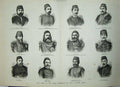 Original Old Antique Print 1877 War Generals Turkish Army Pasha Effendi Siers