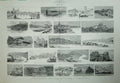 Old Antique Print 1888 Englishmans Trip Danube House Boat Neuburg Linz 19th