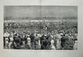 Old Antique Print 1882 Cup Day Ascot Prince Princess Wales Horses Course 19th