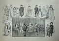 Old Antique Print Childrens Fancy Dress Ball Mansion House 1887 Costumes 19th
