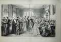 Old Antique Print 1874 Patients Treat University College Hospital Nurses 19th