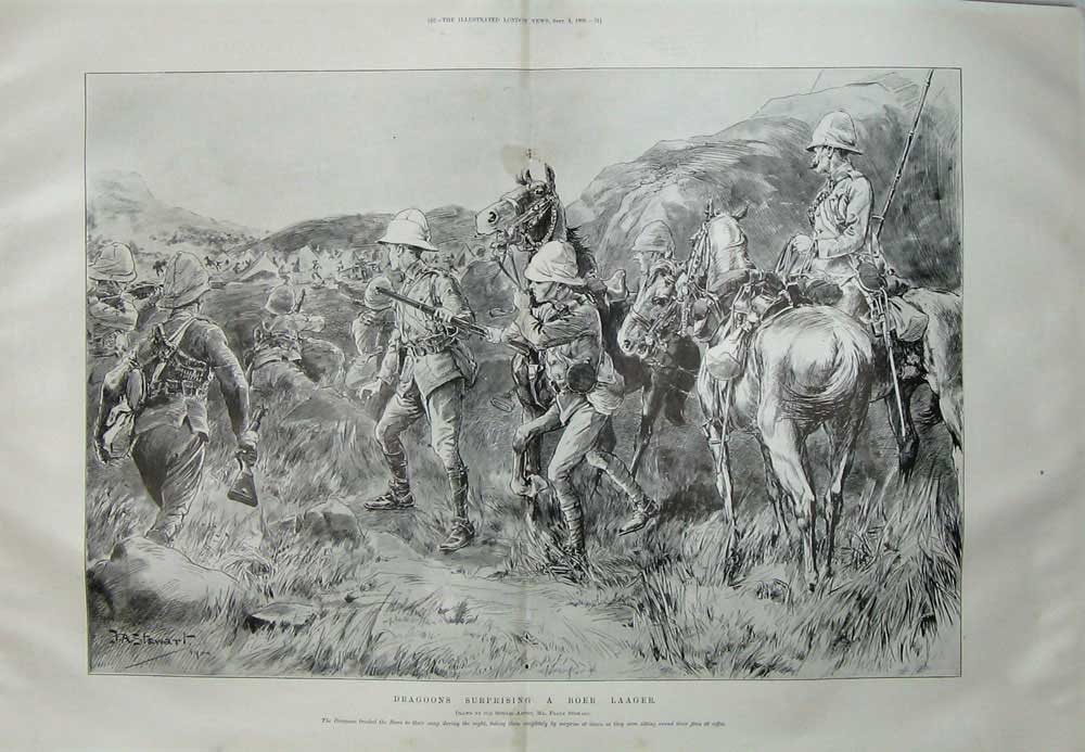Old Antique Print China War 1900 Russian Workmen Mandarin Trans-Baikal 20th